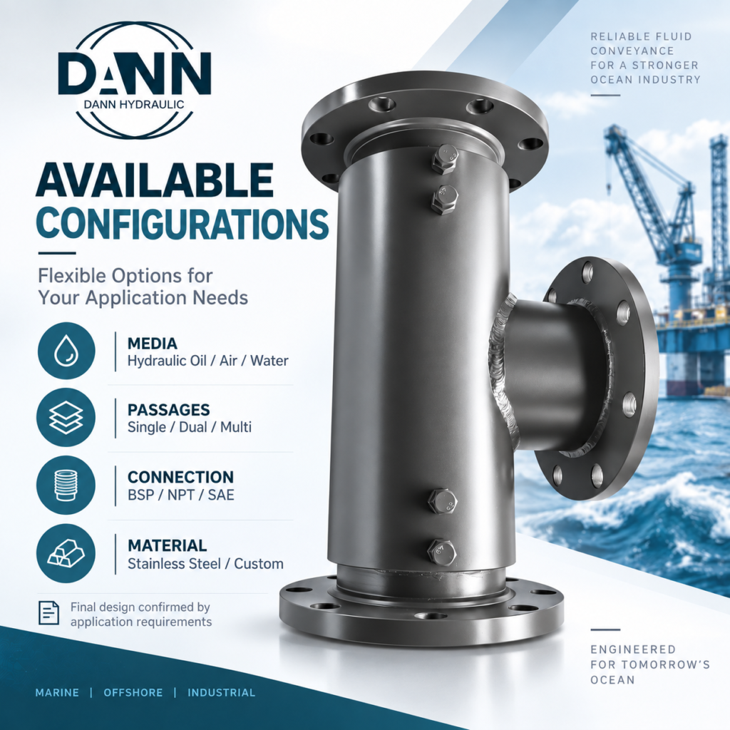 offshore hydraulic rotary union